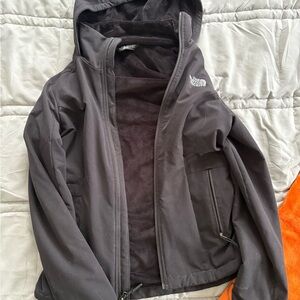 The North Face black jacket